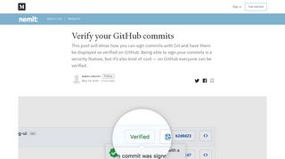 
                            11. Verify your GitHub commits – Nemit Blog