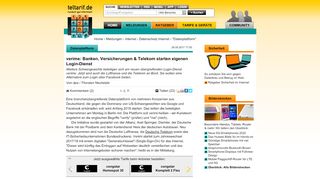 
                            11. verime: Banken, Versicherungen & Telekom starten eigenen Login ...