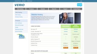 
                            11. Verio | Web Hosting Plans