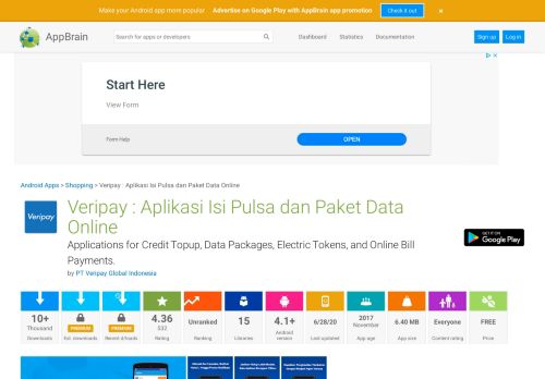 
                            10. Veripay : Aplikasi Isi Pulsa dan Paket Data Online - Android app on ...