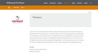 
                            12. Verisure (Securitas Direct) - Hellman & Friedman