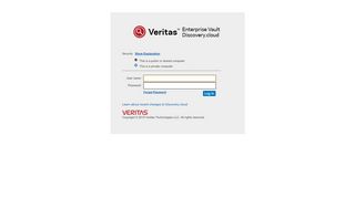 
                            2. Veritas Enterprise Vault Discovery.cloud