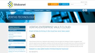 
                            12. Veritas Enterprise Vault.cloud | Globanet