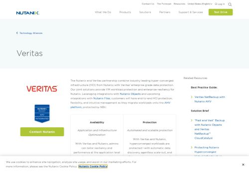 
                            7. Veritas | Nutanix