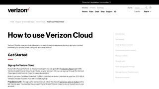 
                            11. Verizon Cloud How to Use Guide | Verizon Wireless