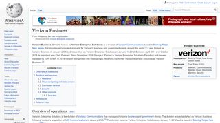 
                            10. Verizon Enterprise Solutions - Wikipedia
