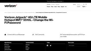 
                            9. Verizon Jetpack 4G LTE Mobile Hotspot MiFi 5510L - Change the Wi ...