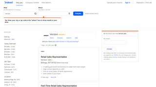 
                            11. Verizon Jobs, Employment | Indeed.com