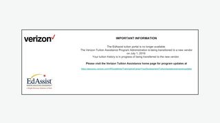 
                            7. Verizon Tuition Assistance Program - TAMS Desktop