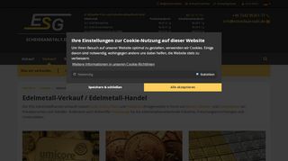 
                            3. Verkauf | ESG Edelmetall-Service GmbH & Co. KG - Scheideanstalt.de