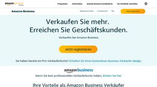 
                            8. Verkaufen auf Amazon Business - Vorteile - Amazon.de