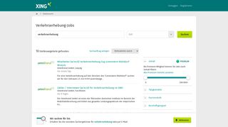 
                            10. Verkehrserhebung: Aktuelle Jobs | XING Stellenmarkt