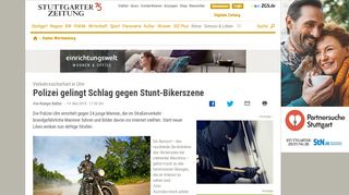 
                            7. Verkehrssicherheit in Ulm: Polizei gelingt Schlag gegen Stunt ...