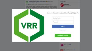 
                            12. Verkehrsverbund Rhein-Ruhr (VRR) - Facebook