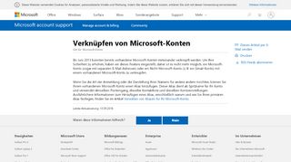 
                            9. Verknüpfen von Microsoft-Konten - Microsoft Support