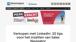 
                            4. Verkopen met LinkedIn: 10 tips voor het inzetten van Sales Navigator ...