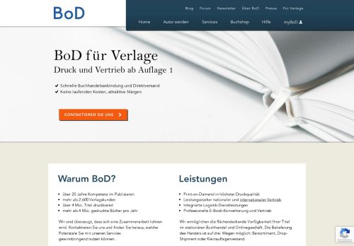 
                            3. Verlage: BoD - Books on Demand GmbH - Schweiz