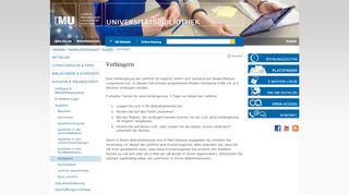 
                            3. Verlängern - Universitätsbibliothek der LMU - LMU München