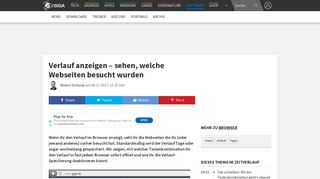 
                            8. Verlauf anzeigen – sehen, welche Webseiten besucht wurden – GIGA