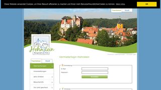 
                            1. Vermieter Login - Hohnstein - Burgstadt am Fels : Sächsische Schweiz ...