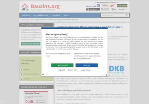 
                            11. Vermieterkonto: Mieteinnahmen und Kautionen verwalten - Bauzins.org