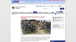 
                            11. Vermissen Sie Ihr Fahrrad? - Berlin.de