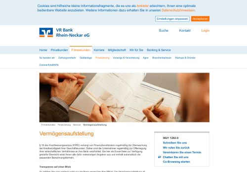 
                            11. Vermögensaufstellung - VR Bank Rhein-Neckar eG