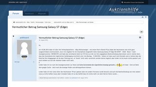 
                            6. Vermutlicher Betrug Samsung Galaxy S7 (Edge) - eBay Kleinanzeigen ...