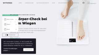 
                            5. Vernetzte Körperanalysewaagen von Withings