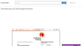 
                            10. Vernetzung von Seelsorgeeinheiten - PDF - DocPlayer.org