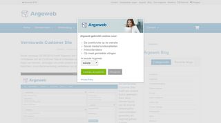 
                            11. Vernieuwde Customer Site - Argeweb