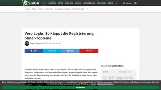 
                            1. Vero Login: So klappt die Registrierung ohne Probleme – GIGA