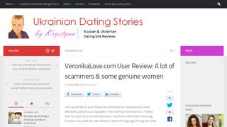 
                            12. VeronikaLove.com User Review: A lot of scammers & some genuine ...