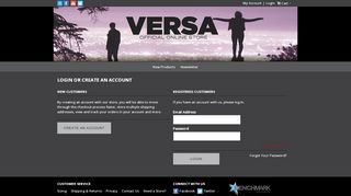 
                            12. VERSA: Customer Login - Benchmark Merchandising