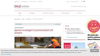 
                            5. Versandkonzern: Aponeo verweigert Zusammenarbeit mit Amazon