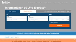 
                            13. Versenden Sie mit UPS Express® auf Packlink