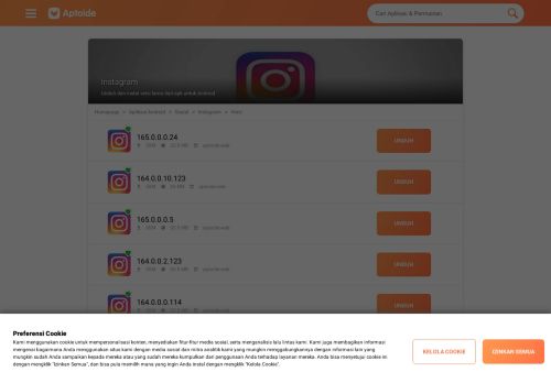 
                            5. Versi Lama Instagram untuk Android | Aptoide