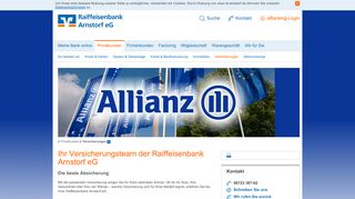 
                            12. Versicherungen - Raiffeisenbank Arnstorf eG