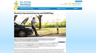 
                            10. Versicherungs-News: Deutsche Internetversicherung wird EUROPAgo
