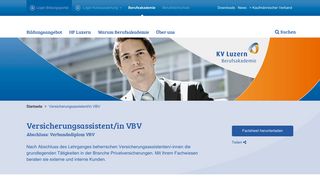 
                            11. Versicherungsassistent VBV | KV Luzern Berufsakademie