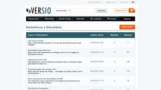 
                            5. Versio - Klantenforum topics in DirectAdmin