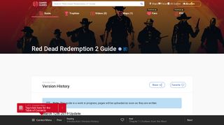 
                            2. Version History / Introduction / Red Dead Redemption ... - Gamer Guides