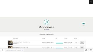 
                            13. Versions // Goodness by Easy McCoy // Marmoset - Marmoset Music