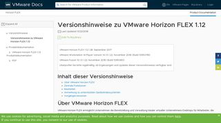 
                            7. Versionshinweise zu VMware Horizon FLEX 1.12 - VMware Docs