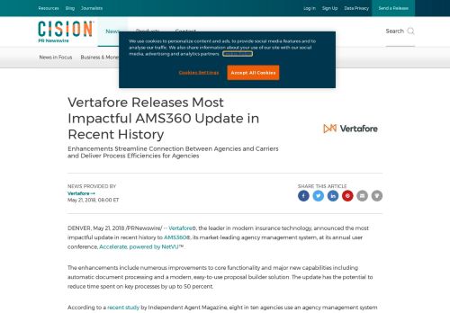 
                            12. Vertafore Releases Most Impactful AMS360 Update in ...