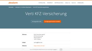 
                            11. Verti KFZ-Versicherung - Aboalarm