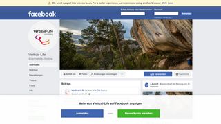 
                            6. Vertical-Life Climbing App - Startseite | Facebook