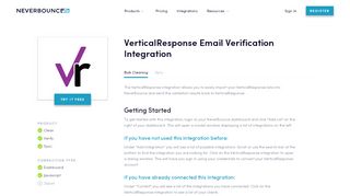 
                            7. VerticalResponse Email Verification Integration | ...