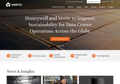 
                            8. Vertiv - Official Web Site