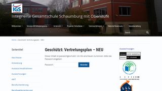 
                            2. Vertretungsplan – NEU - IGS Schaumburg